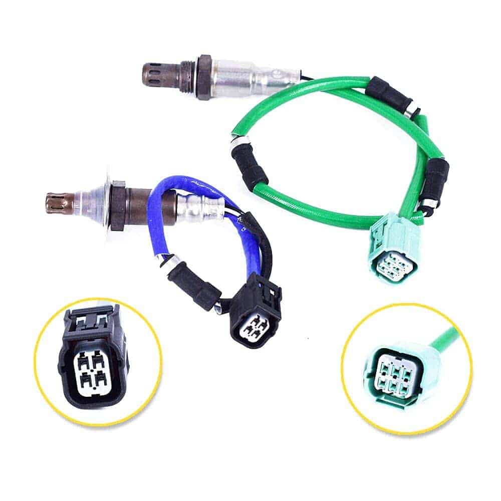 2 Pcs Sensor de Oxígeno de Arriba y Abajo para Honda CRV