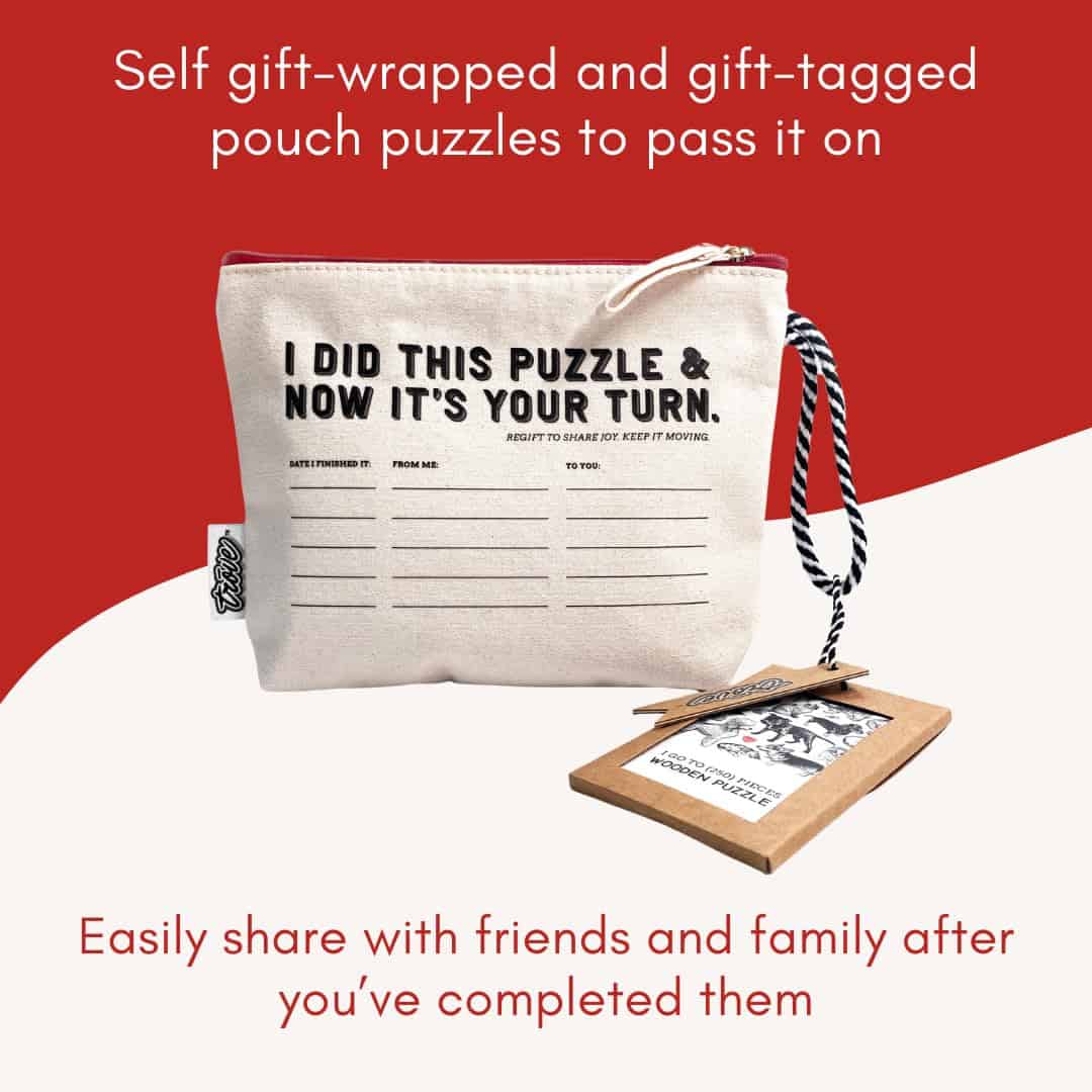 Rompecabezas de madera TROVE - I Go to - Mascotas - Imagen 3