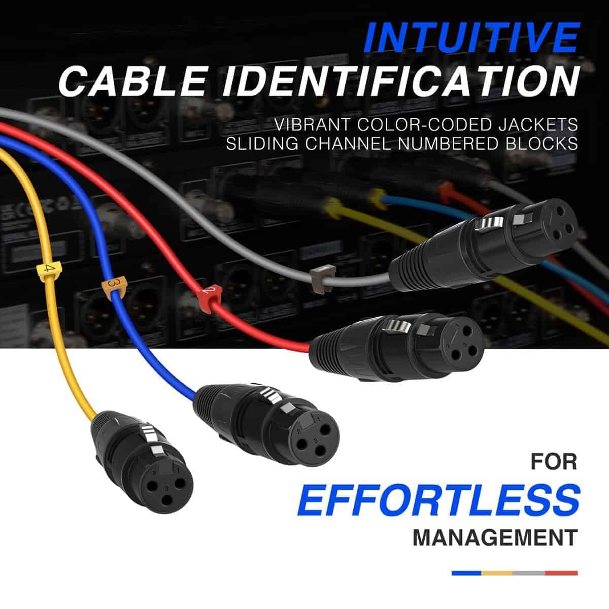 Cable XLR a XLR de Phenyx Pro de 3 pies, Cable de conexión - Imagen 4