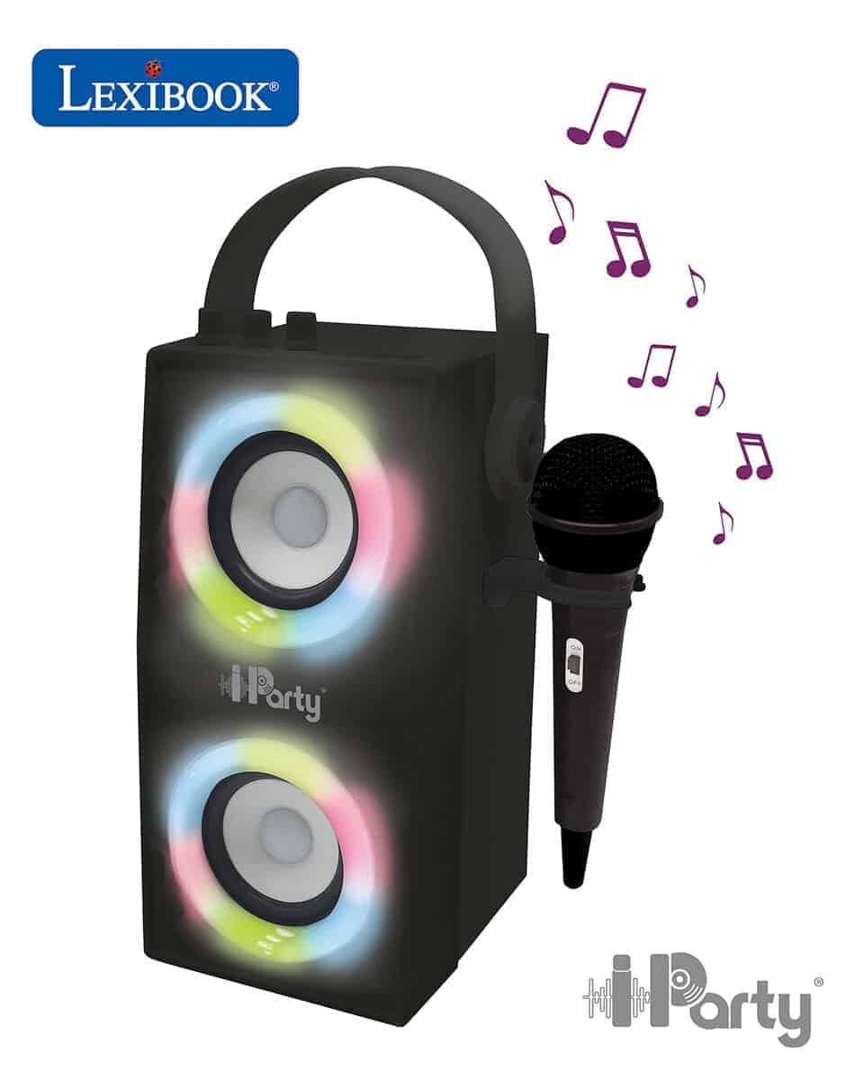 Lexibook iParty - Altavoz portátil con luces Bluetooth y - Imagen 5