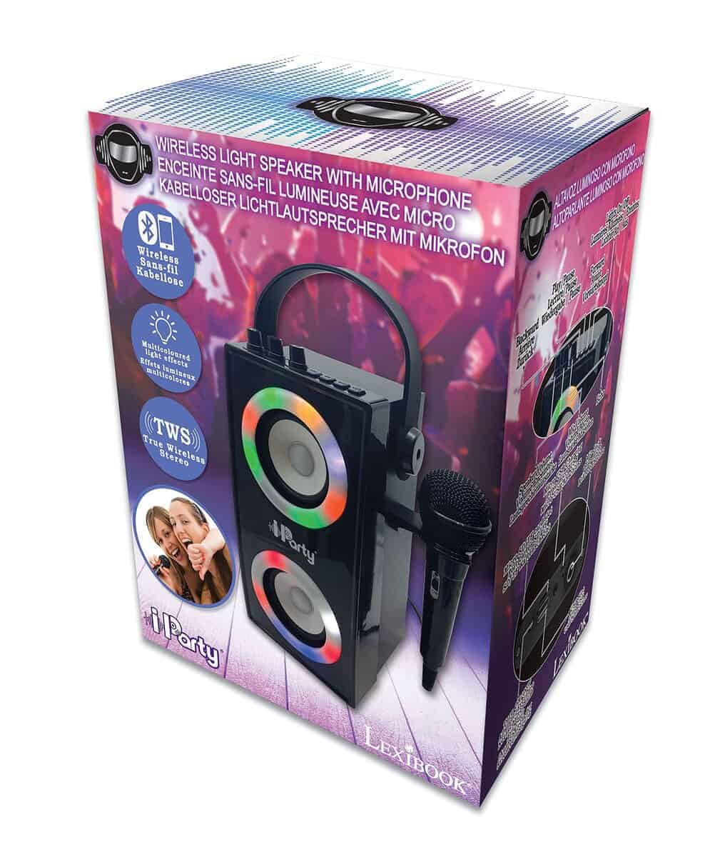 Lexibook iParty - Altavoz portátil con luces Bluetooth y - Imagen 8