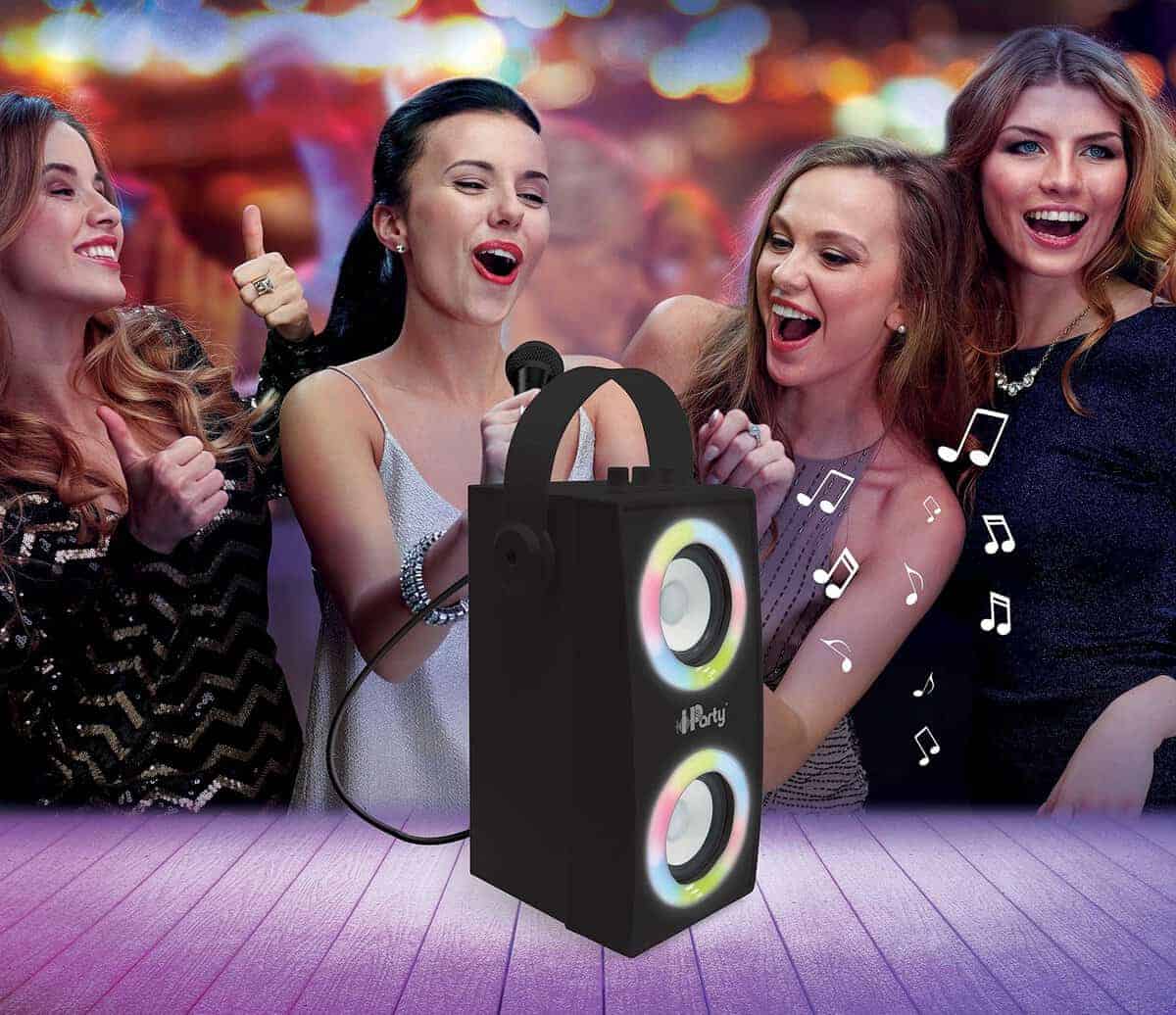 Lexibook iParty - Altavoz portátil con luces Bluetooth y - Imagen 3