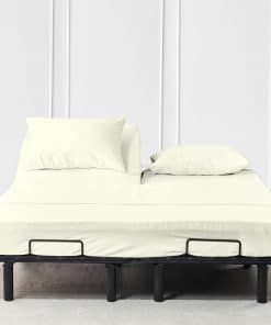 Juego de sábanas Flex Top Cal-King de la -Marfil