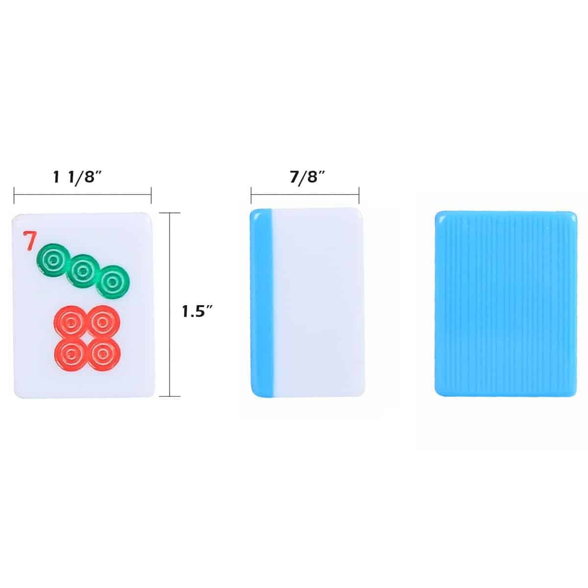 GUSTARIA Mahjong Chino, Juego de Mahjong con 146 Fichas - Imagen 4