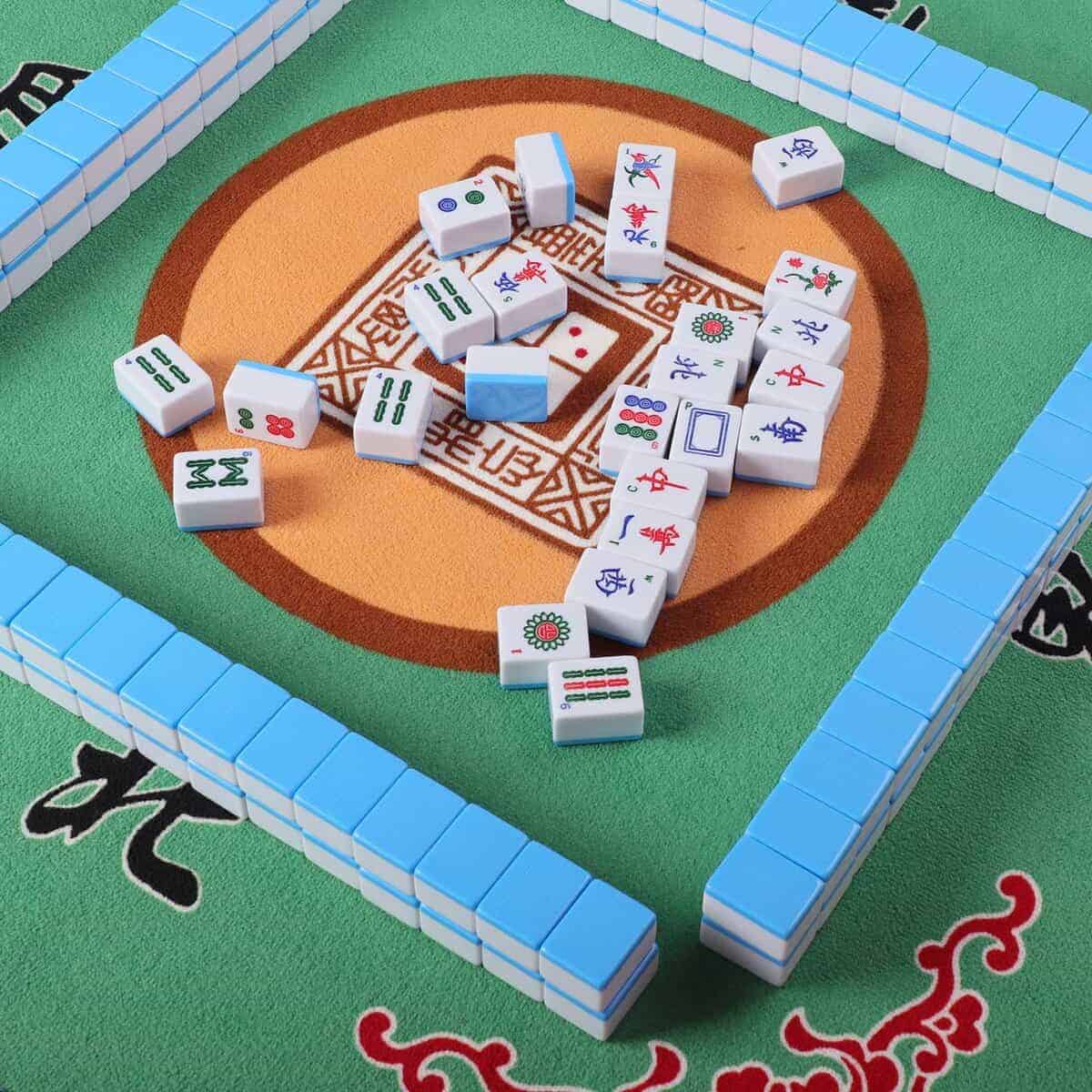 GUSTARIA Mahjong Chino, Juego de Mahjong con 146 Fichas - Imagen 9