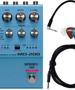 Boss MD-200 Pedal de Modulación Bundle con Cable de