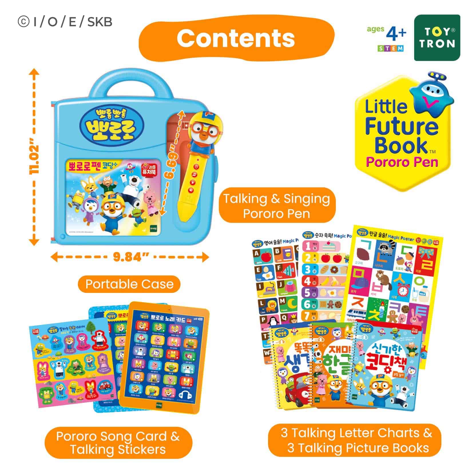 Pororo Alfabeto Coreano + Codificación Básica, Juguetes de - Imagen 3