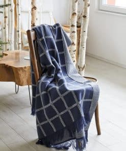 Manta de Lana Merino Irlandesa SAOL - Manta de Punto