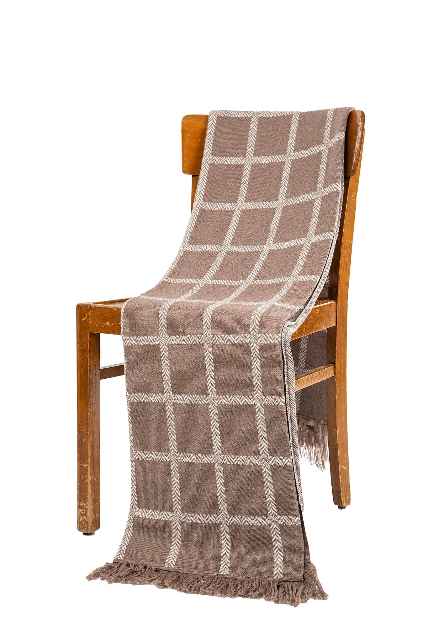 Manta de Lana de Merino Irlandesa SAOL - Manta de Punto - Imagen 6