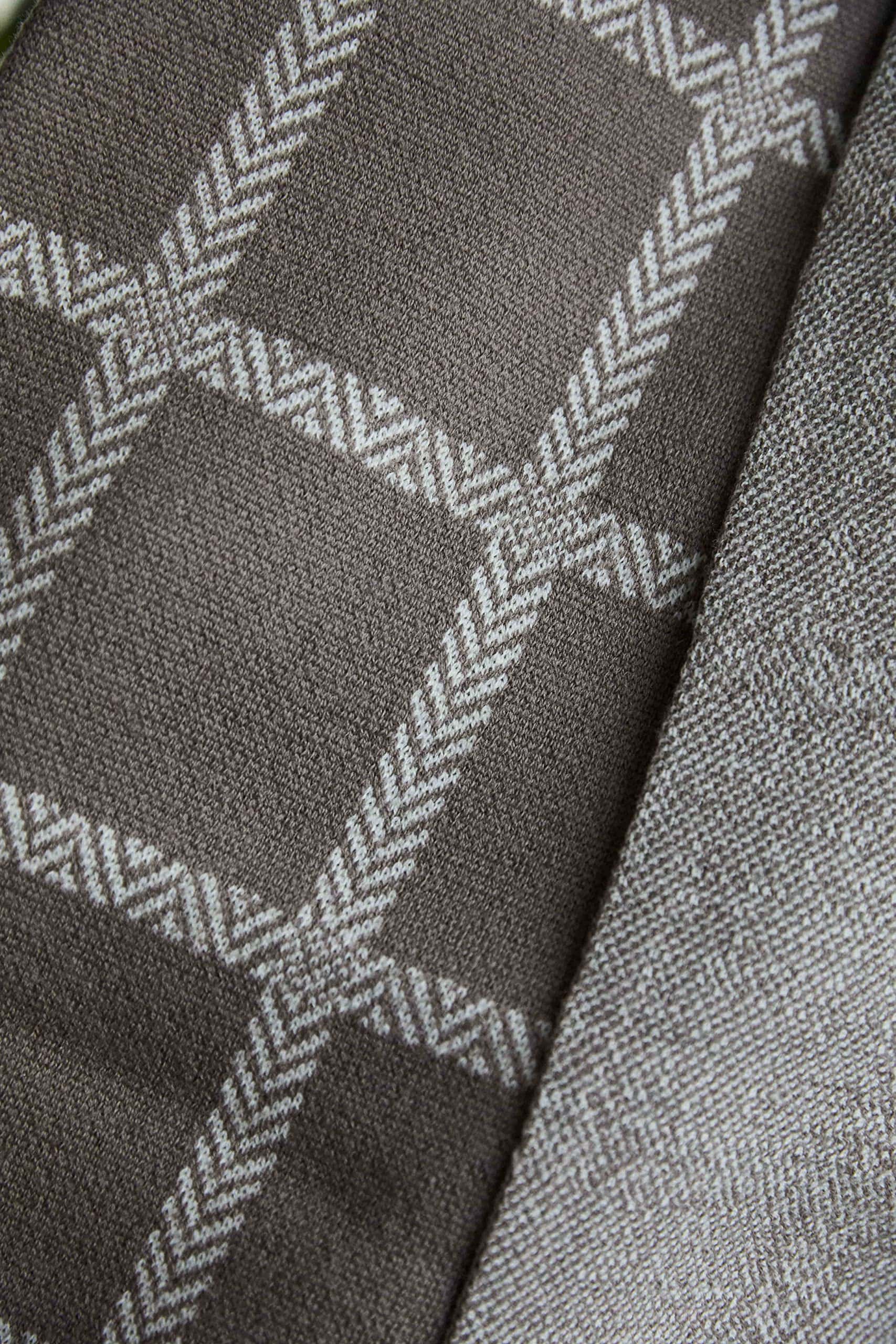 Manta de Lana de Merino Irlandesa SAOL - Manta de Punto - Imagen 3