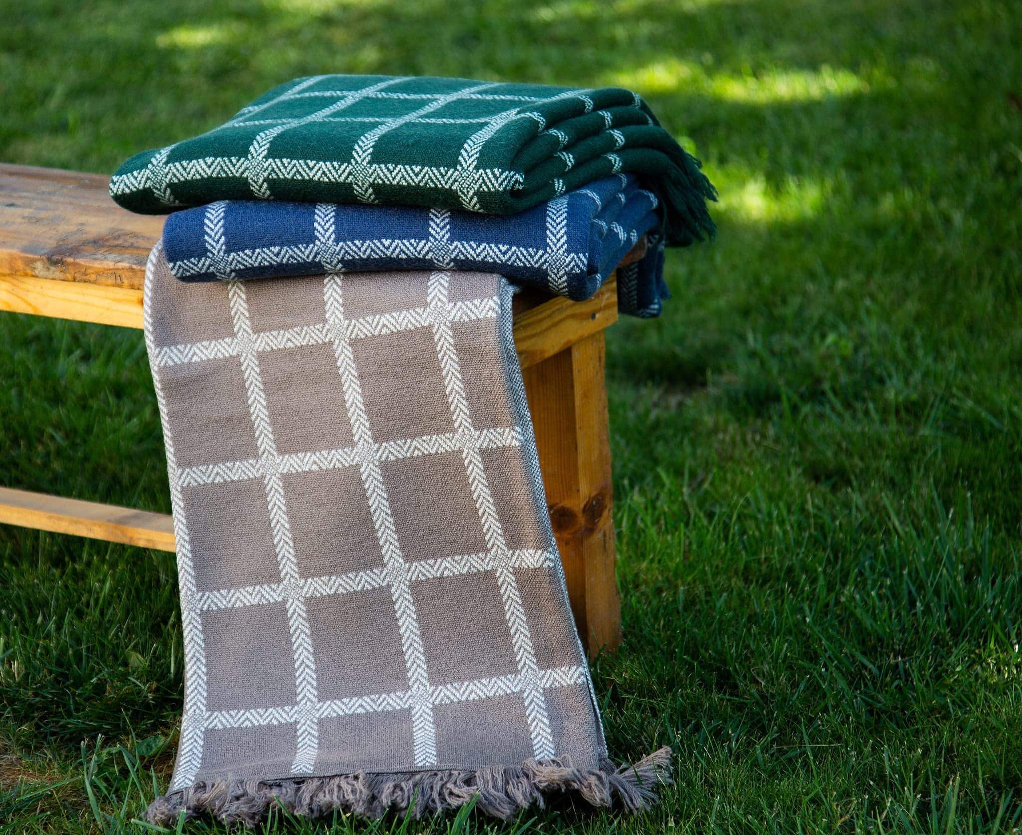 Manta de Lana de Merino Irlandesa SAOL - Manta de Punto - Imagen 8