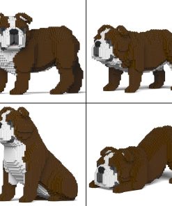 JEKCA English Bulldog 4-en-1 Pack 01S-M01 | Bloques de