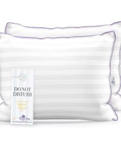 Almohadas de lujo Queen Anne - Paquete de dos -Purple