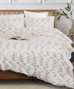 Juego de Edredón Chezmoi Collection Samantha de 3 Piezas