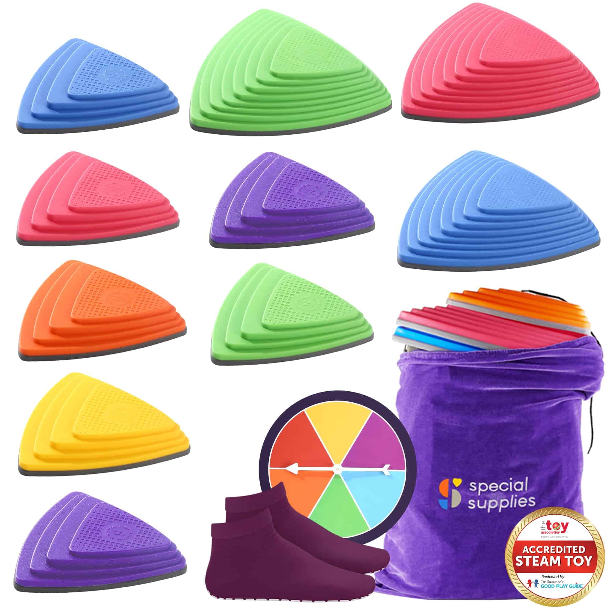 Special Supplies 10 Stepping Stones for Kids Indoor and
