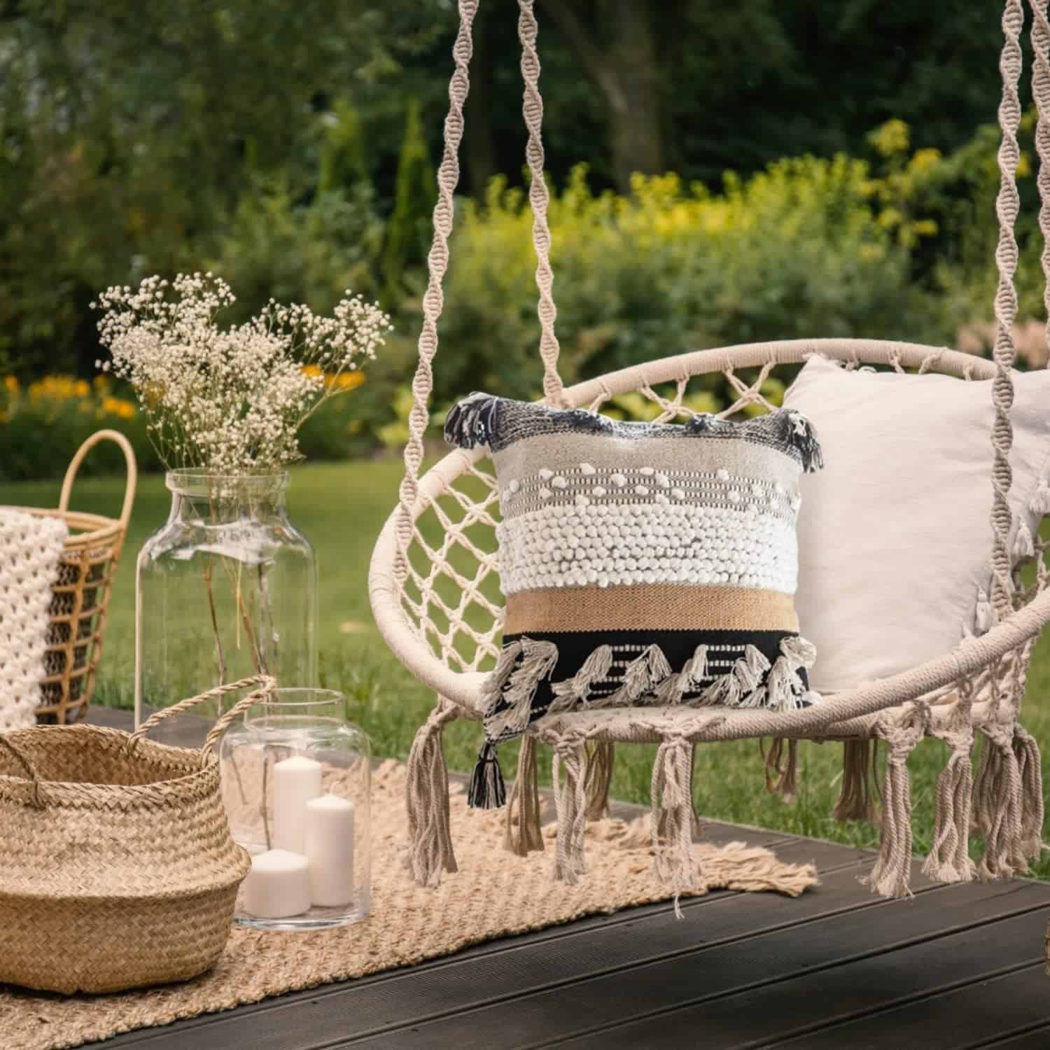 Funda de cojín boho COZYDEKO, 18�x18�, Bohemio Marruecos, - Imagen 5