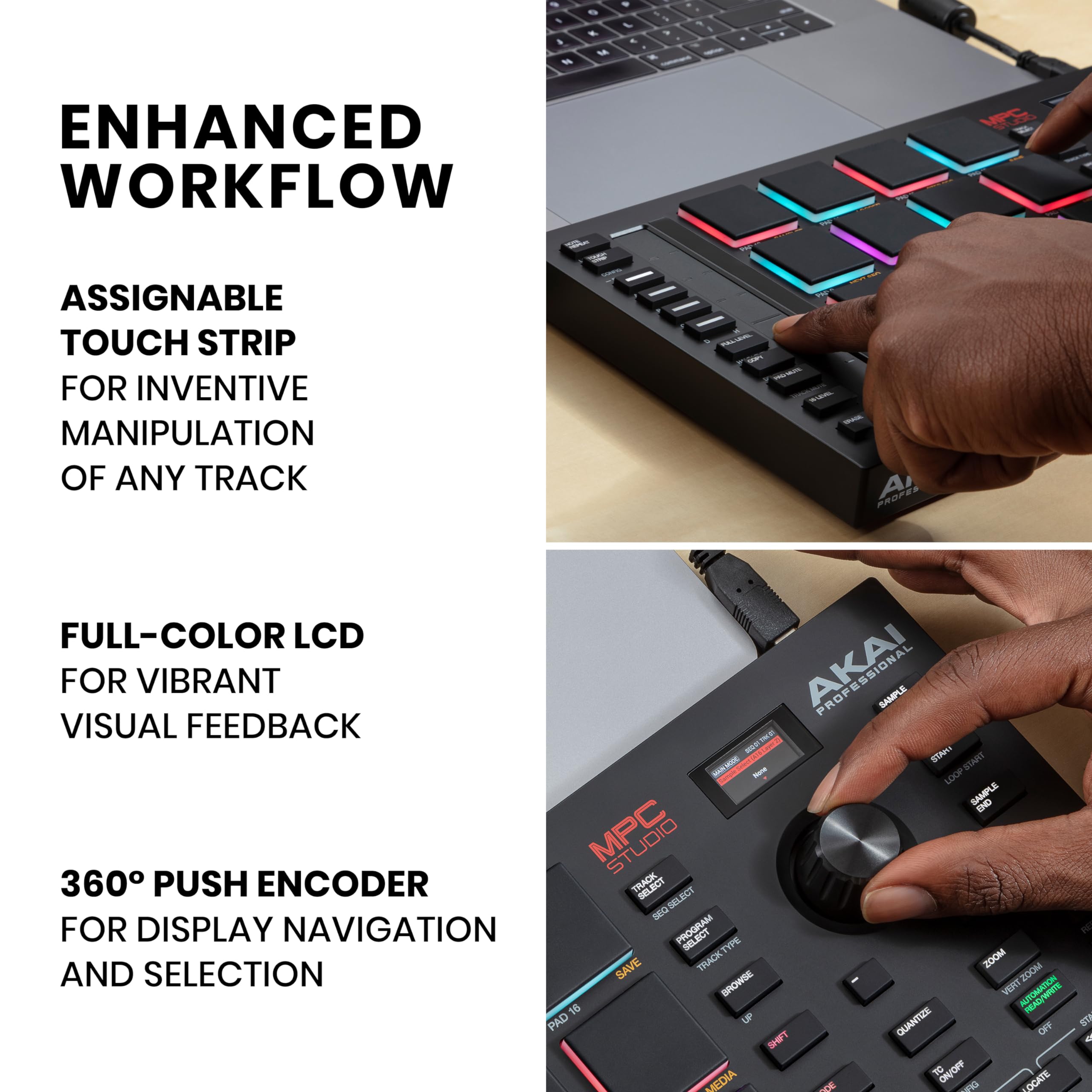 Controlador MIDI Beat Maker Akai Professional MPC Studio - Imagen 5