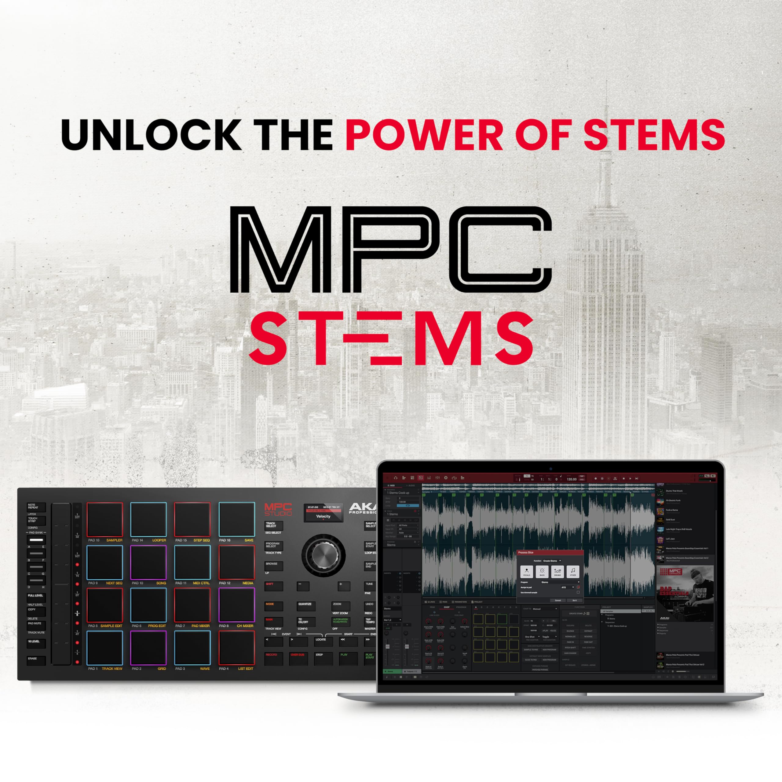 Controlador MIDI Beat Maker Akai Professional MPC Studio - Imagen 6