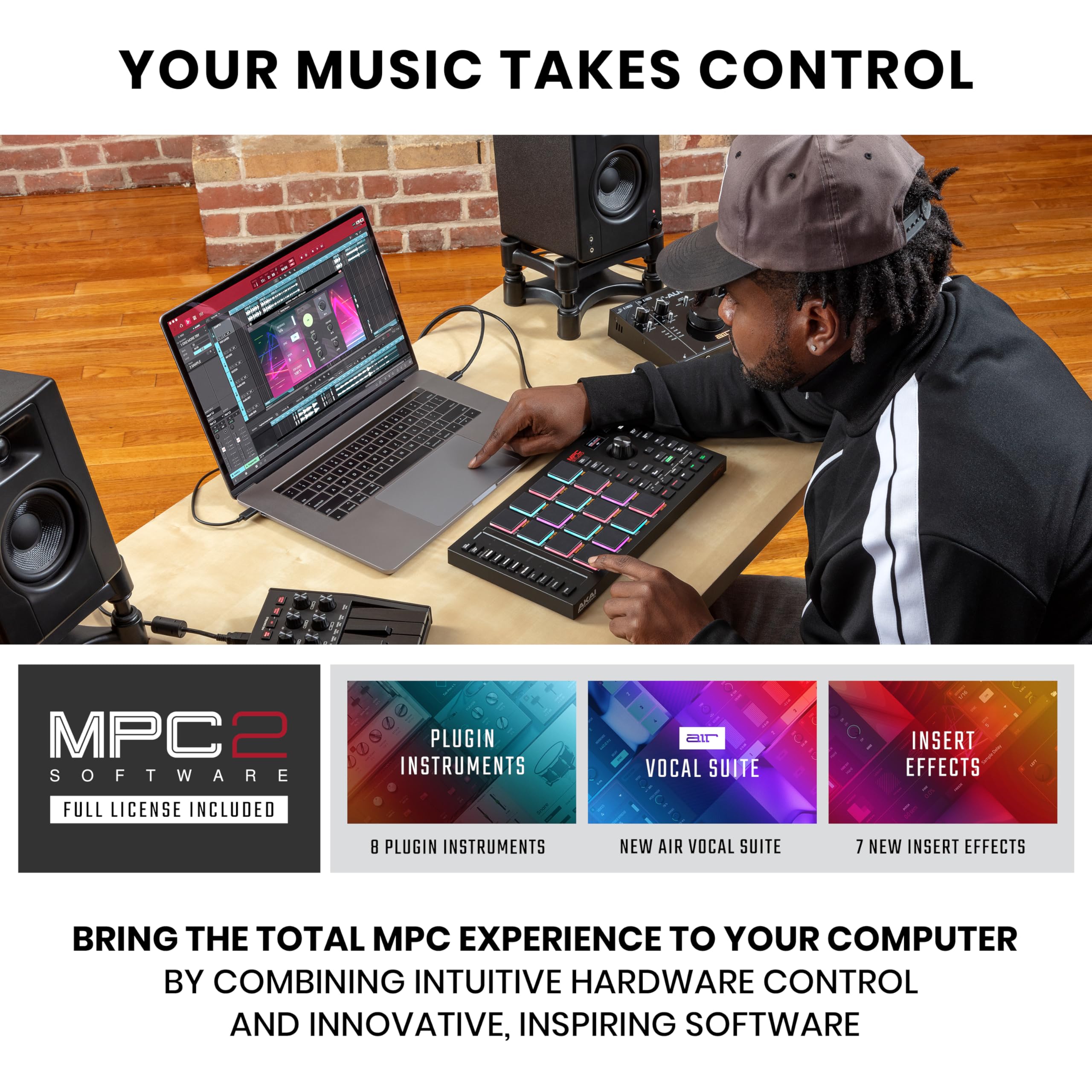 Controlador MIDI Beat Maker Akai Professional MPC Studio - Imagen 3
