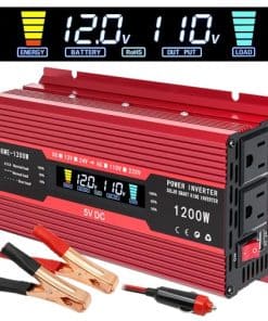 Inversor de corriente para automóvil 1200W, Convertidor de