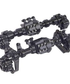 Conjunto de Carcasa de Eje Delantero y Trasero -Negro