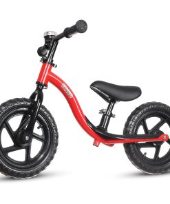 Bicicleta de Equilibrio para Niños KRIDDO de -Rojo