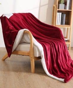 Manta Eléctrica Térmica 50" x 60", Manta de Franela Suave