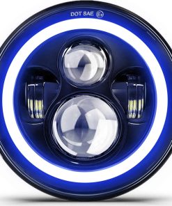 MGLLIGHT DOT Faro LED de 7 pulgadas para Motocicleta con