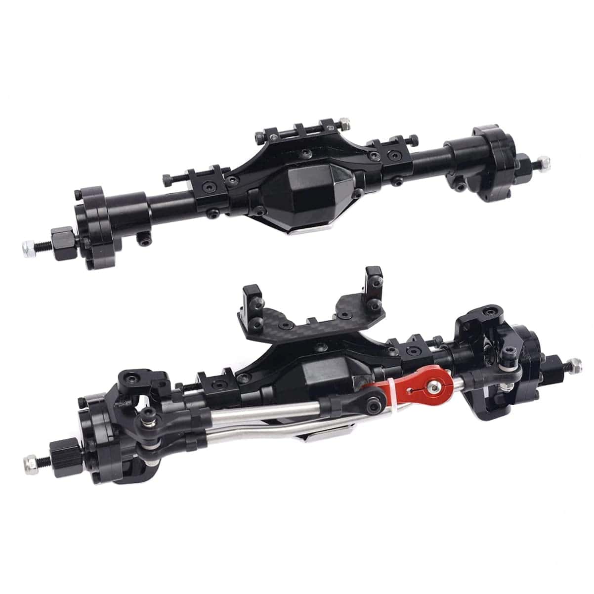 ZXYRC Eje del Portal Delantero y Trasero de Aluminio para