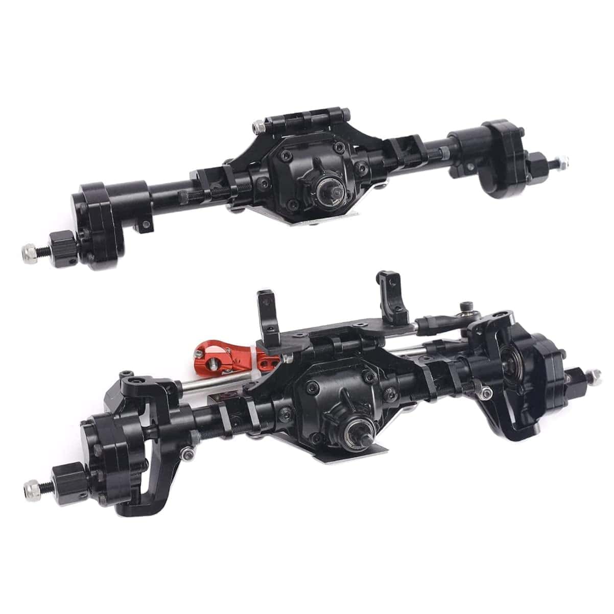 ZXYRC Eje del Portal Delantero y Trasero de Aluminio para - Imagen 3