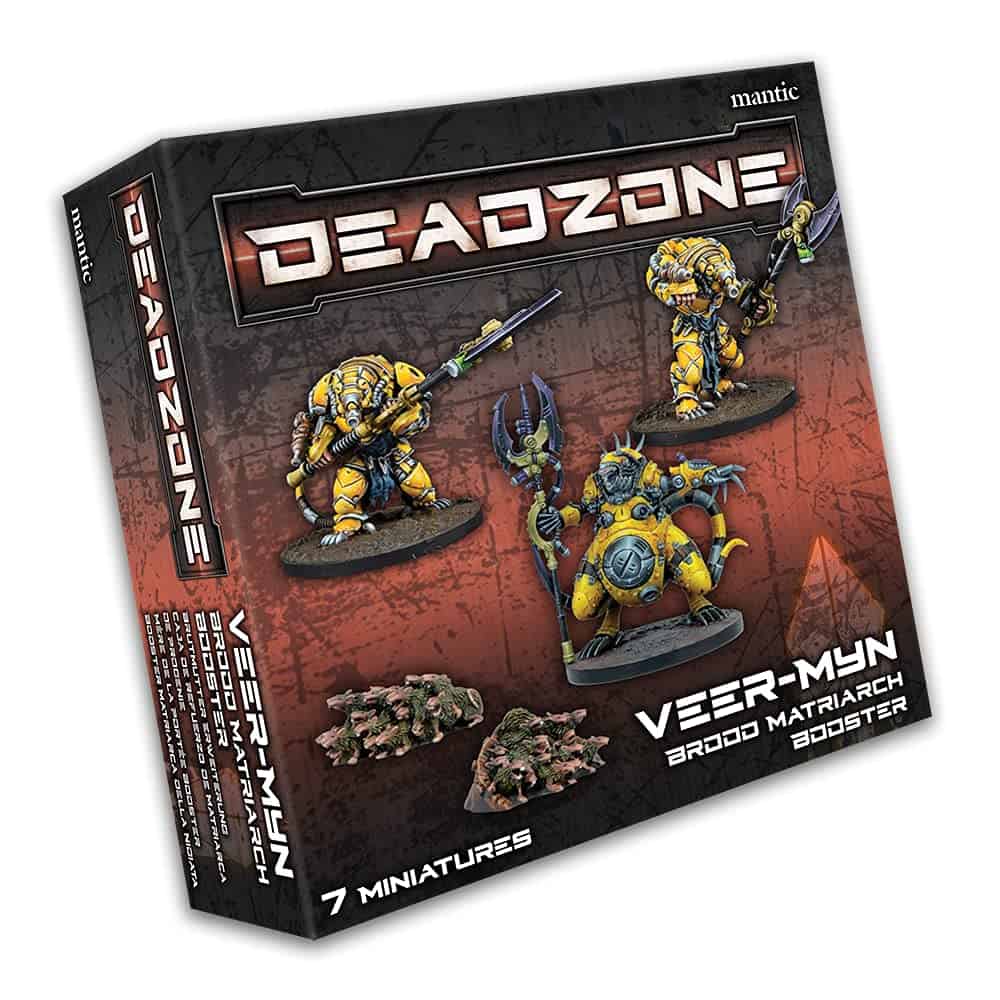 Mantic Games Deadzone Veer-Myn Brood Matriarch Booster, sin