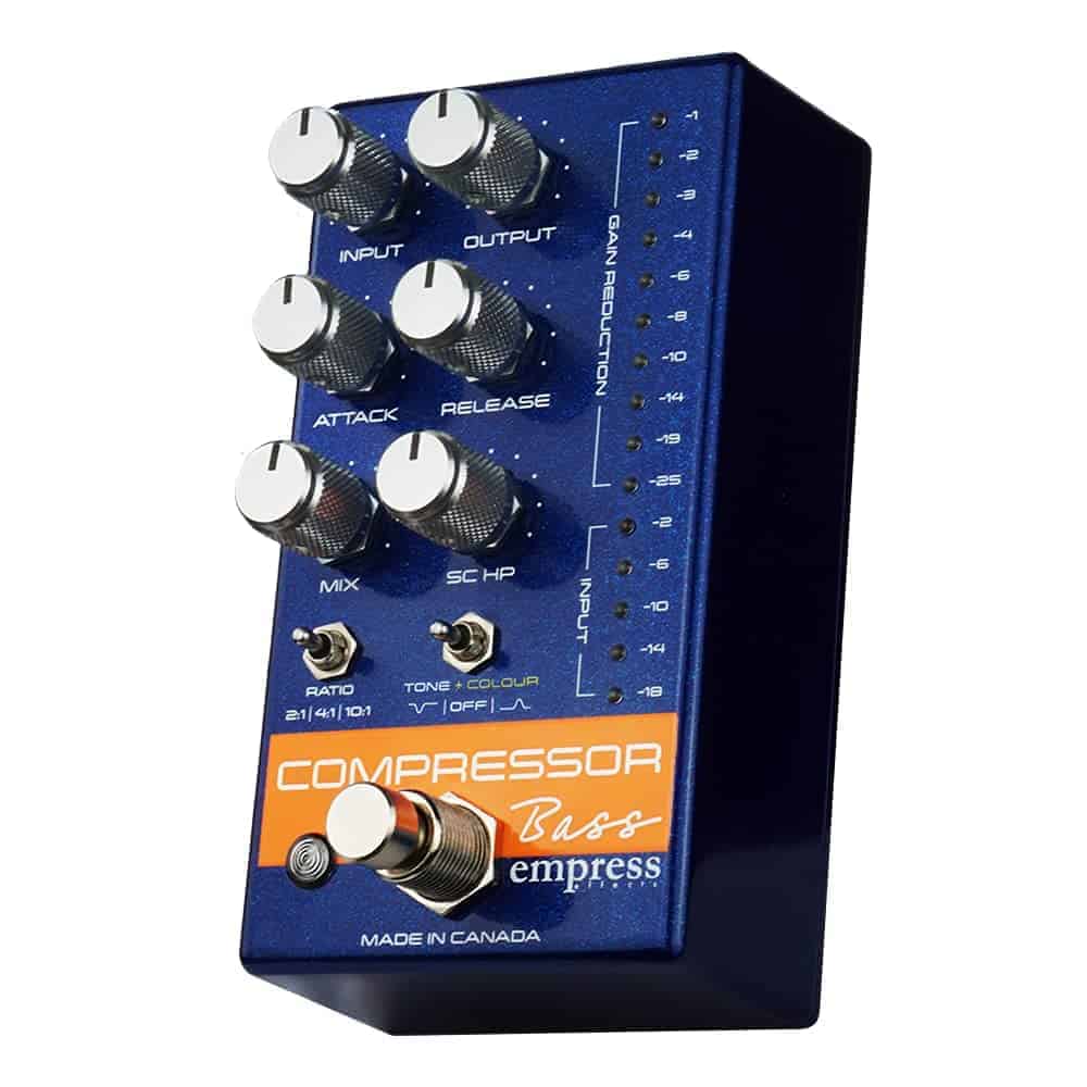 Pedal de Efectos Compresor para Bajo Empress Effects, Azul - Imagen 3
