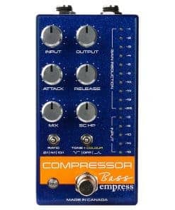 Pedal de Efectos Compresor para Bajo Empress Effects, Azul