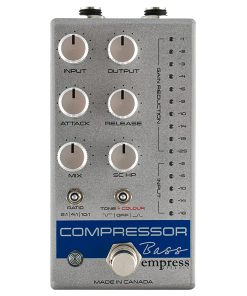 Pedal de Compresor para Bajo Empress, Plateado, CPBS
