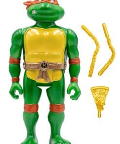 SUPER7 TMNTW01-MCC-01 Figura de Acción de TMNT Michelangelo
