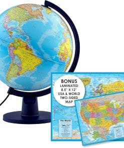 Waypoint Geographic Scout+ Iluminado con Mapa, Globo del