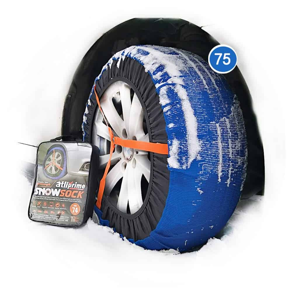 Juego de 2 cadenas antideslizantes de seguridad para hielo