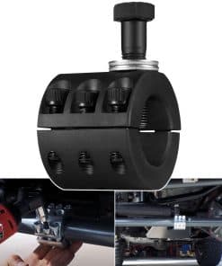 Abrazadera de estabilizador de dirección para barra de