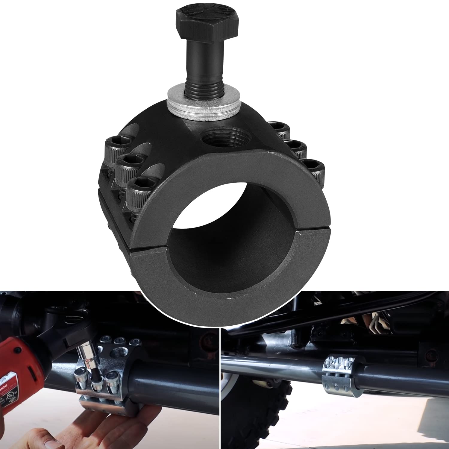 Abrazadera de Amortiguador de Dirección (tubo de 1-5/8" OD)