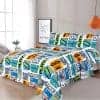 Juego de sábanas Sapphire Home de 4 piezas para cama de