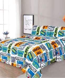 Juego de sábanas Sapphire Home de 4 piezas para cama de