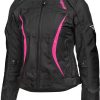 Chamarra para Mujer Fly Racing Butane (Negro/Rosa, Pequeño)