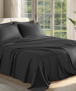 Juego de sábanas Shilucheng 100% Viscosa de Bambú Queen