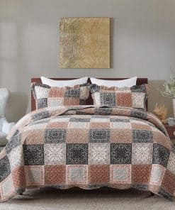 Juego de Colcha de 3 Piezas Travan, Colcha Acolchada de