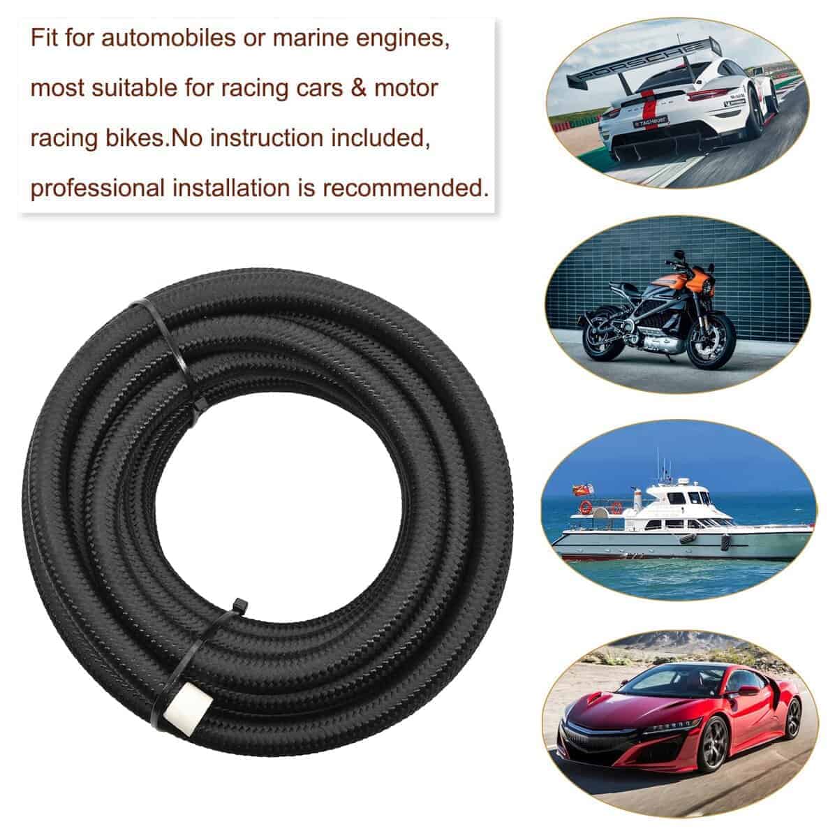 Kit de línea de combustible 6AN, kit de manguera de - Imagen 7