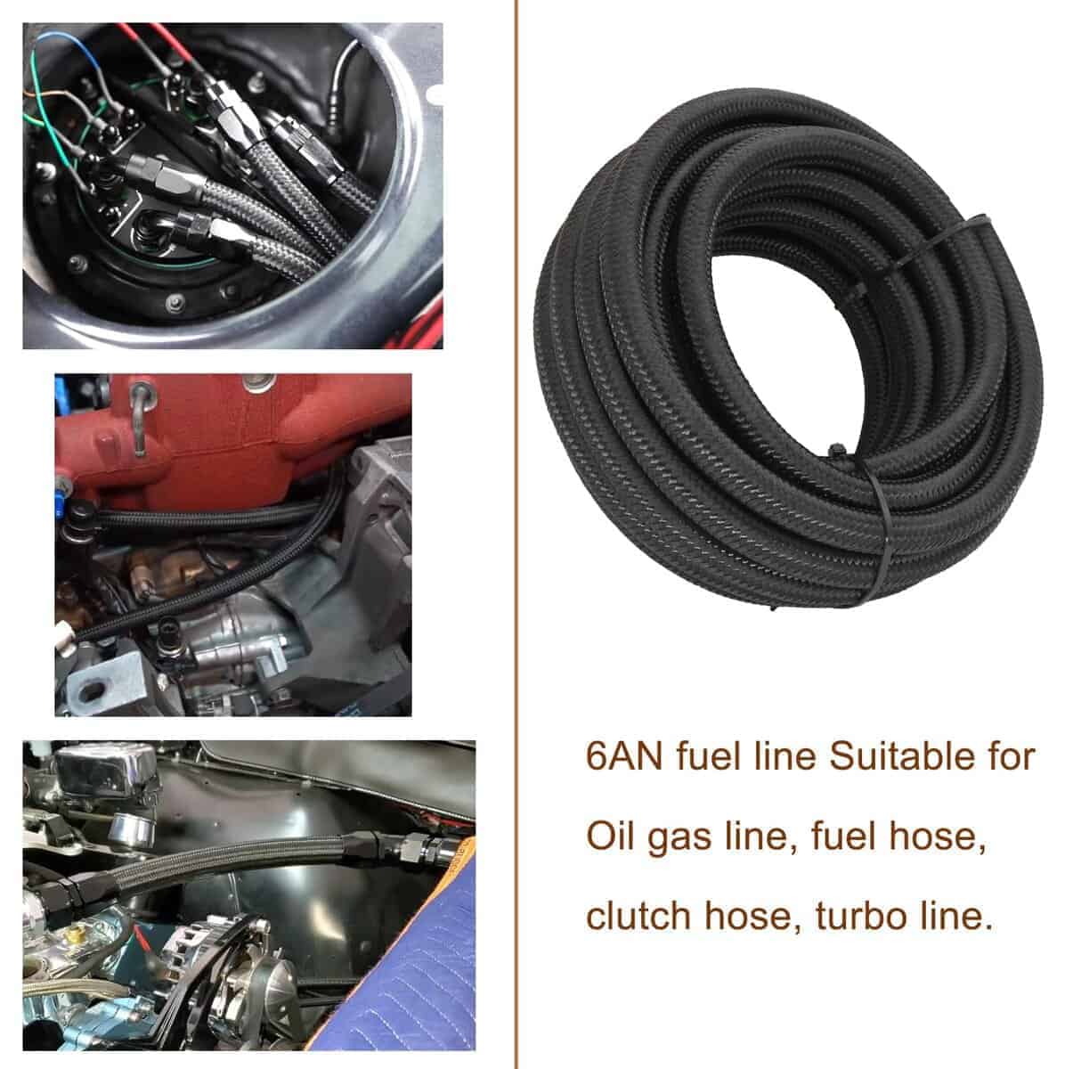 Kit de línea de combustible 6AN, kit de manguera de - Imagen 3