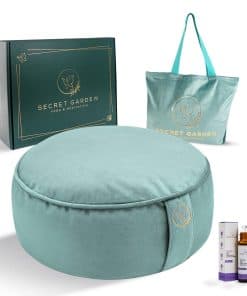 Cojín de Meditación de Terciopelo Secret -Verde Bosque