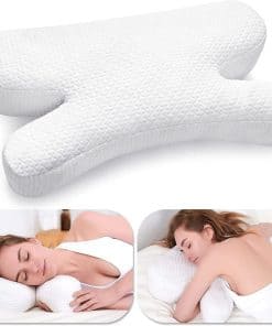 Almohada para dormir de lado Almohada antiarrugas de espuma