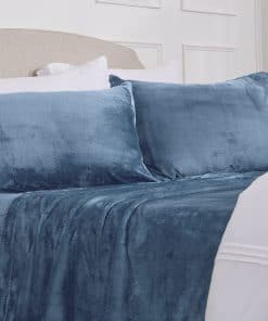 Juego de sábanas de felpa microfleece ultra suave NY Loft