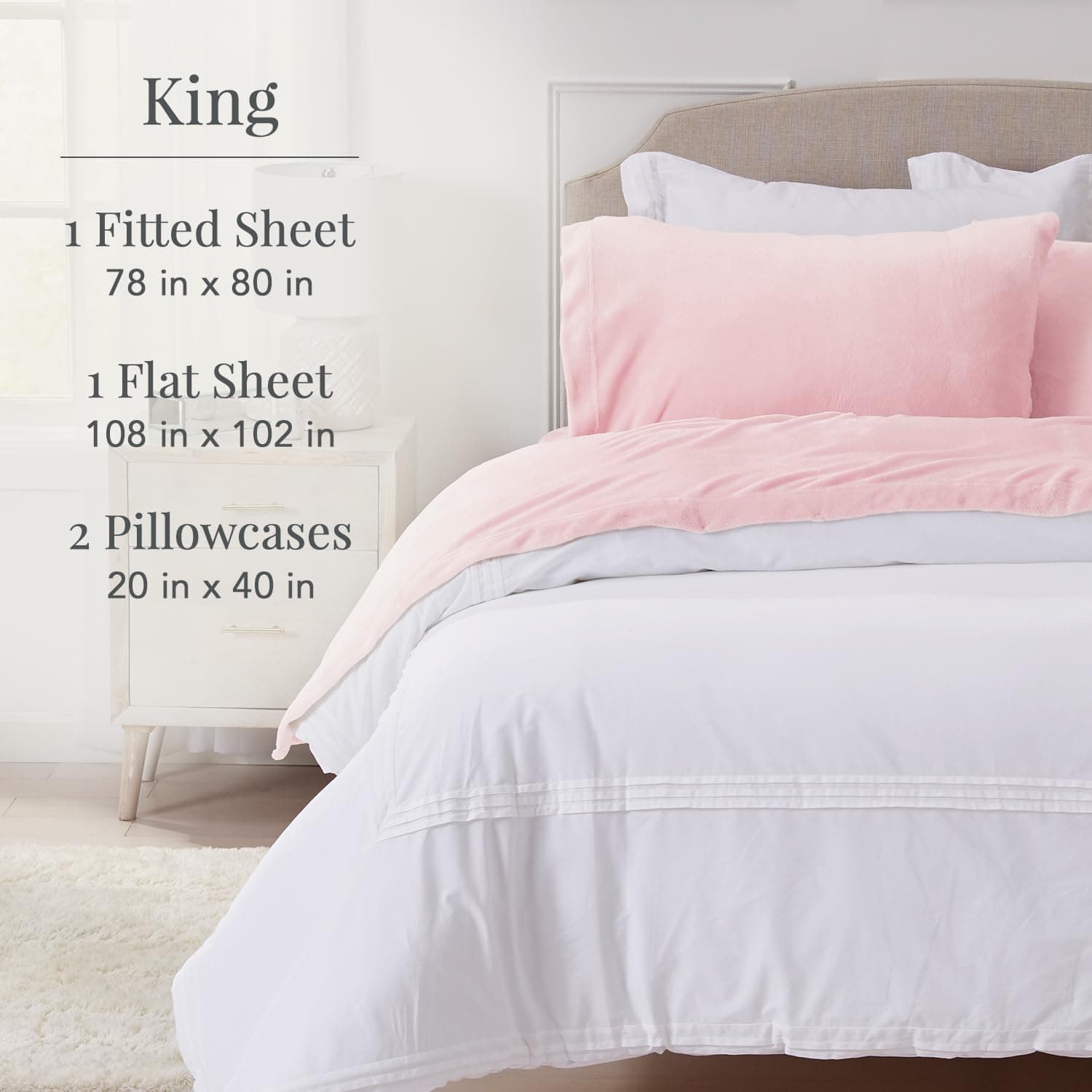 Juego de sábanas de microfibra extra suave NY Loft con - Imagen 3